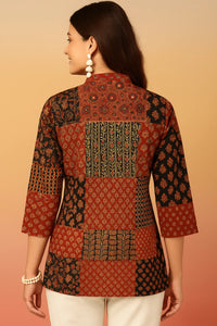 Jaipuri Patch and Mirror work Short Top